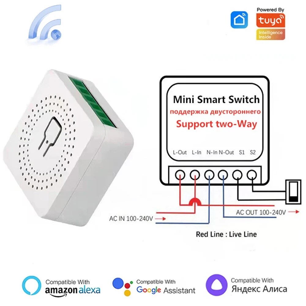 Home Automation Technology - Tuya Mini 16A WiFi Switch Smart