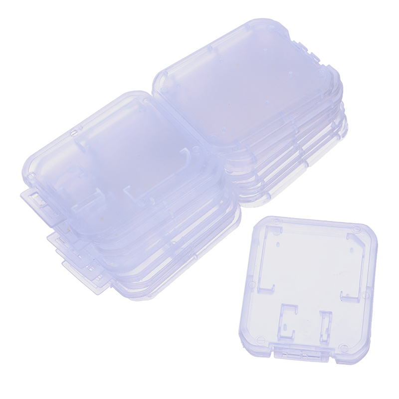 Home Assistant Sd - 10pcs Clear Plastic Memory Card Case