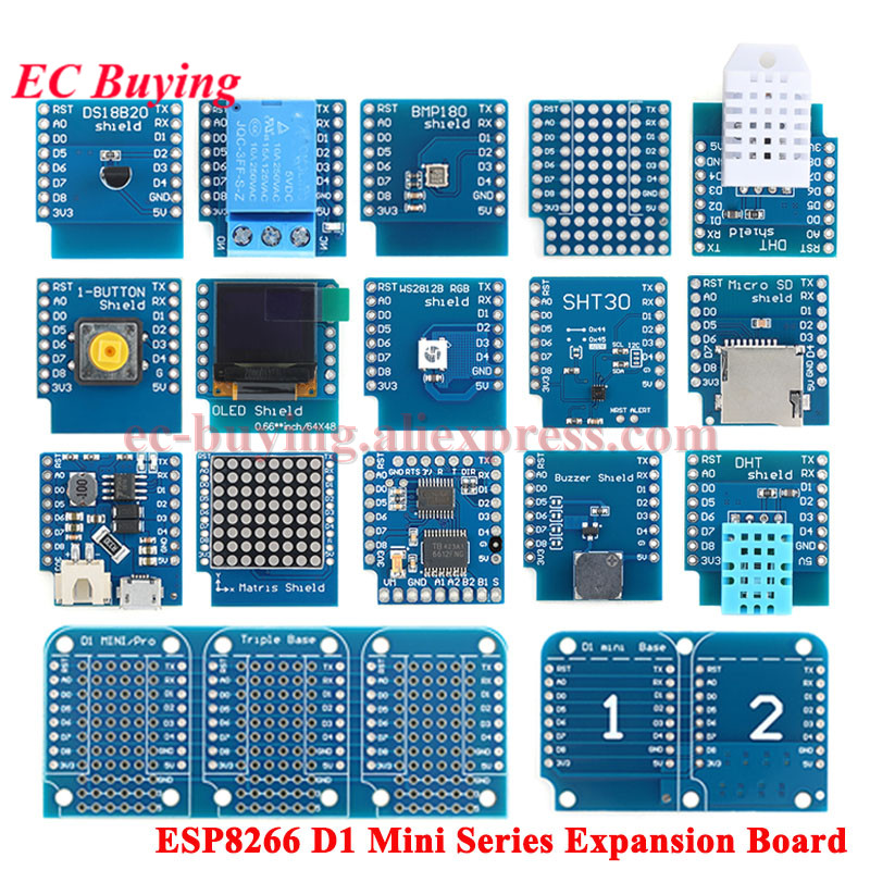 5Pcs/1pc ESP8266 D1 Mini RPO N - Esp8266 Nodemcu Board のレビューと価格