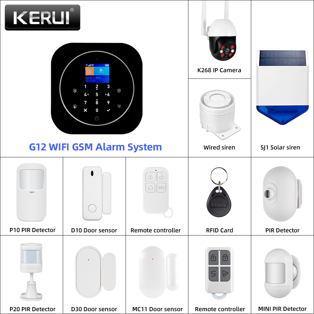 KERUI G12 2G Wifi Wireless Hom - Home Automation Diy のレビューと価格