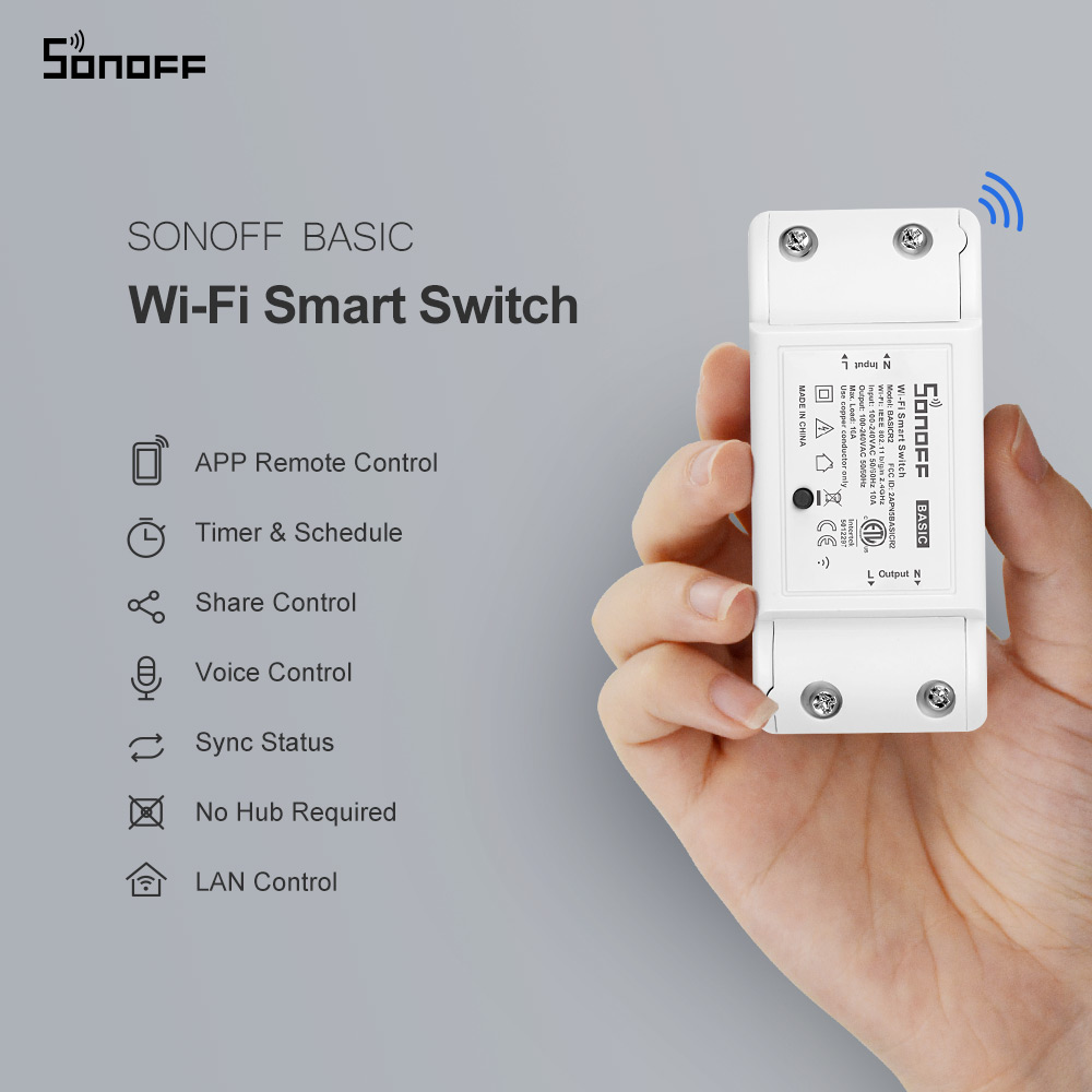 Itead SONOFF Basic R2 Mini DIY - Sonoff Basic Switch のレビューと価格