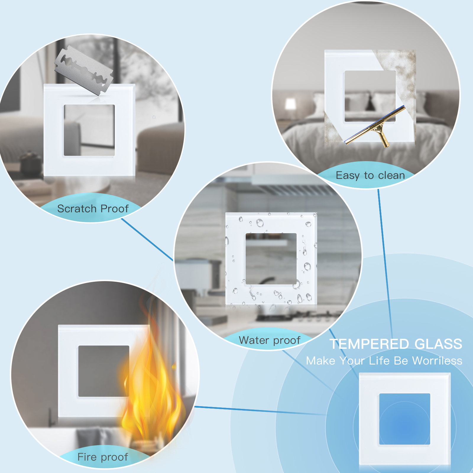 BSEED EU Standard Wall Socket  - Home Automation Panel Diy のレビューと価格