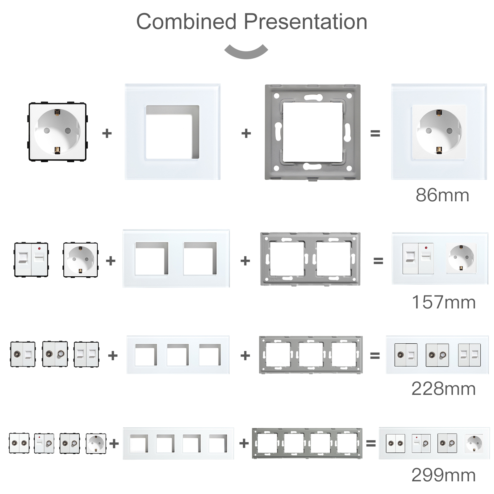 BSEED EU Standard Wall Socket  - Home Automation Panel Diy のレビューと価格