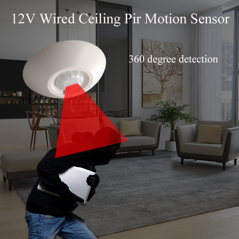 12V Wired PIR Motion Sensor Ce - Motion Sensor Pir Wired のレビューと価格