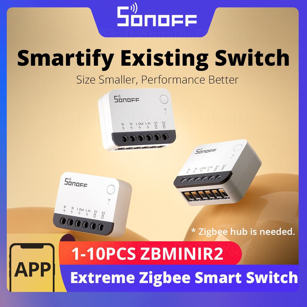 SONOFF ZBMINIR2 Zigbee Smart S - Sonoff Basic Switch のレビューと価格