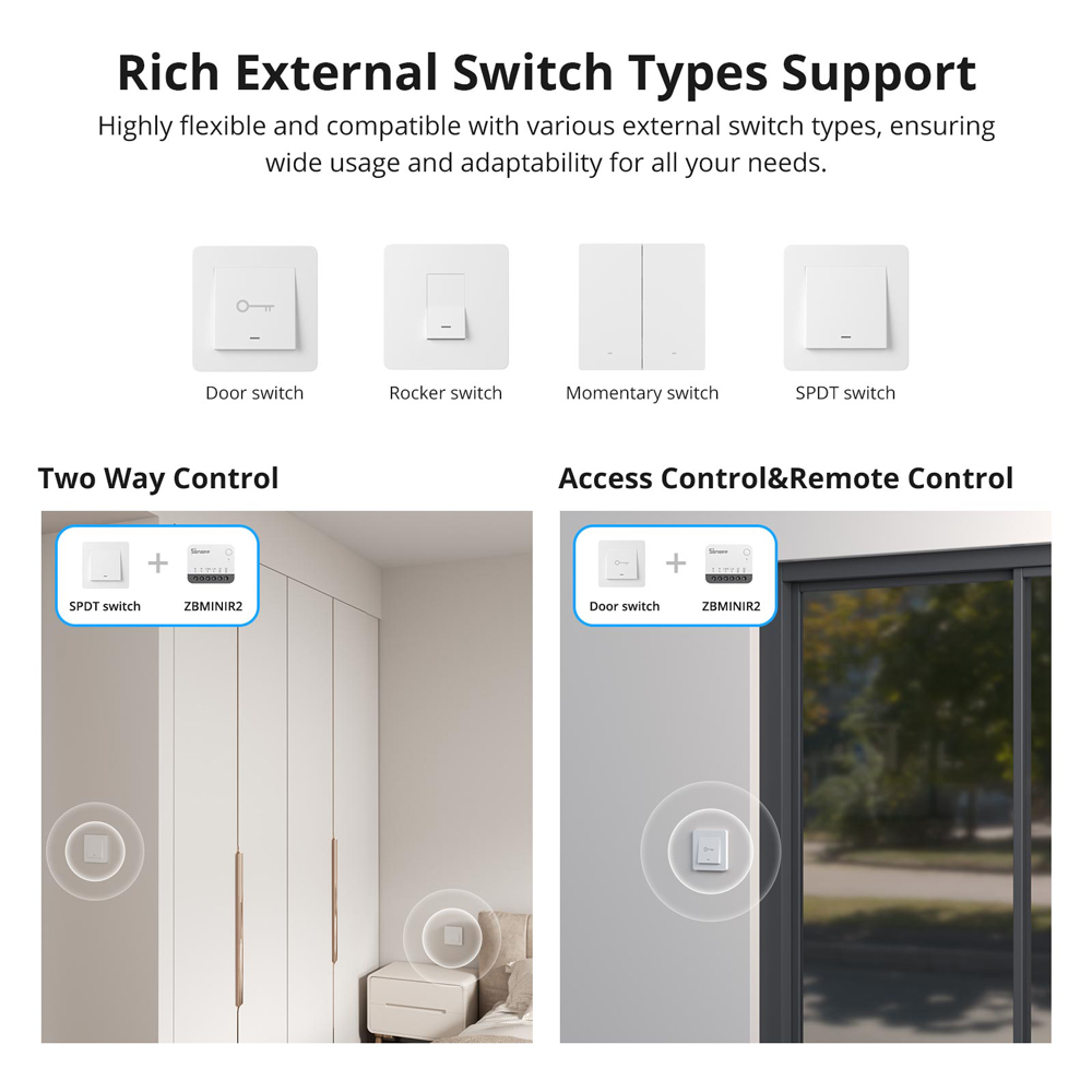 SONOFF ZBMINIR2 Zigbee Smart S - Sonoff Basic Switch のレビューと価格