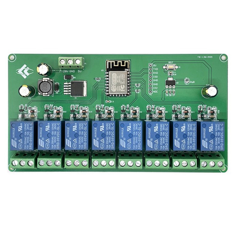 ESP8266 WIFI 8 Channel Relay M - Relay 8 Channel Board のレビューと価格