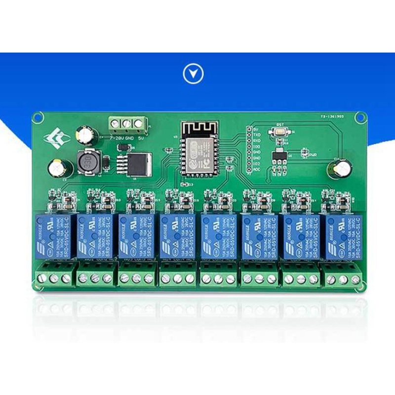 ESP8266 WIFI 8 Channel Relay M - Relay 8 Channel Board のレビューと価格
