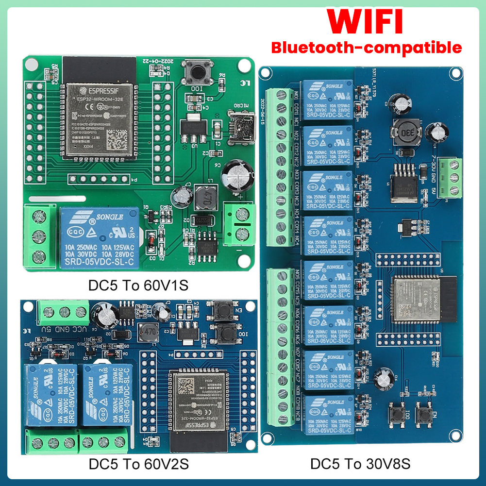 ESP32 Power Supply Module 1/2/ - Relay 8 Channel Board のレビューと価格
