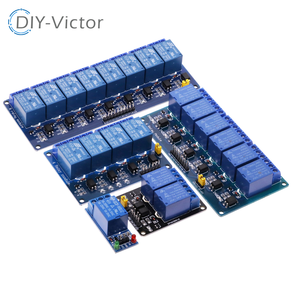 1 2 4 6 8 Channel DC 5V 12V Re - Relay 8 Channel Board のレビューと価格
