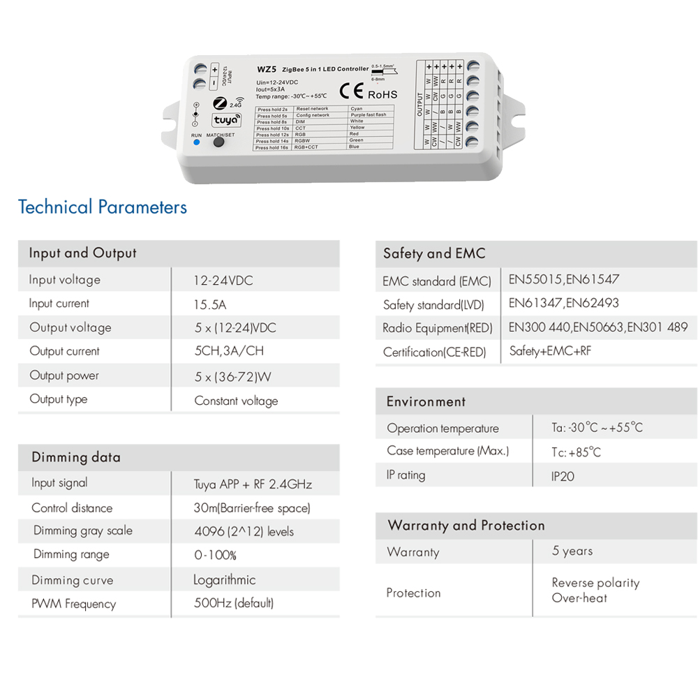 12V 24V 5in1 WiFi Zigbee Smart - Zigbee Coordinator Stick のレビューと価格