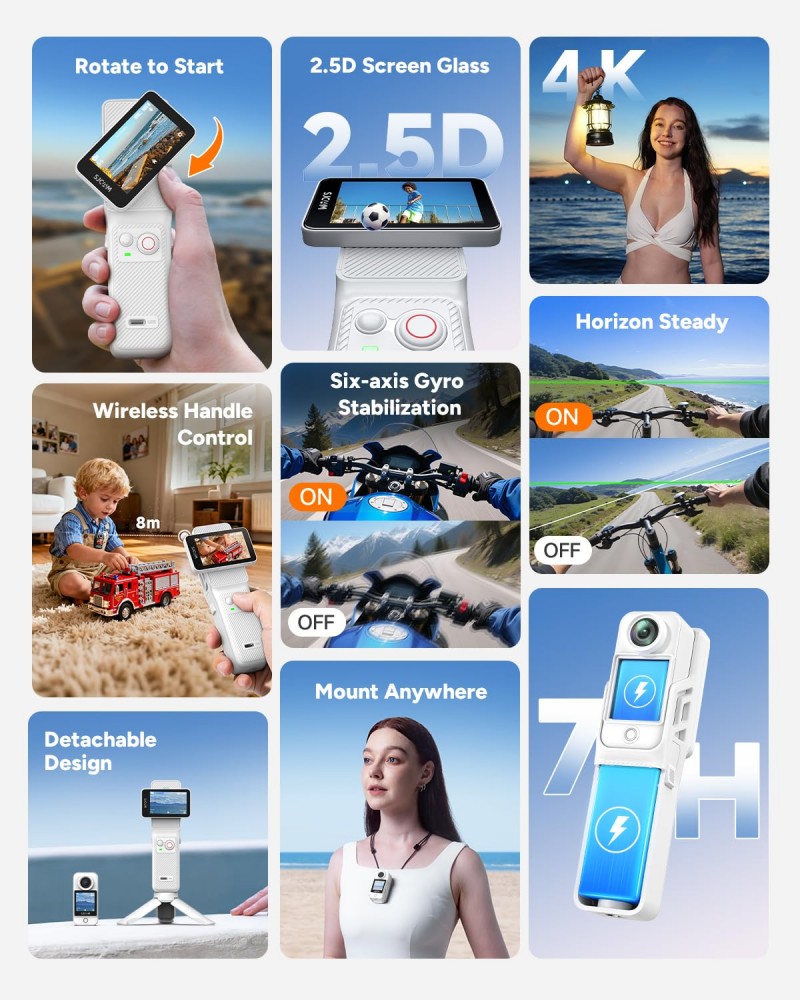 SJCAM New White C400 Pocket Ha - Home Assistant Sd のレビューと価格
