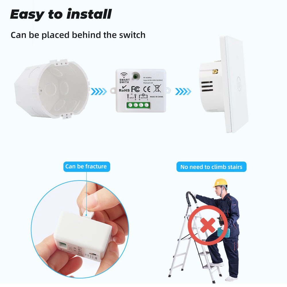 RF433 Smart Wireless Switch Se - Home Automation Technology のレビューと価格