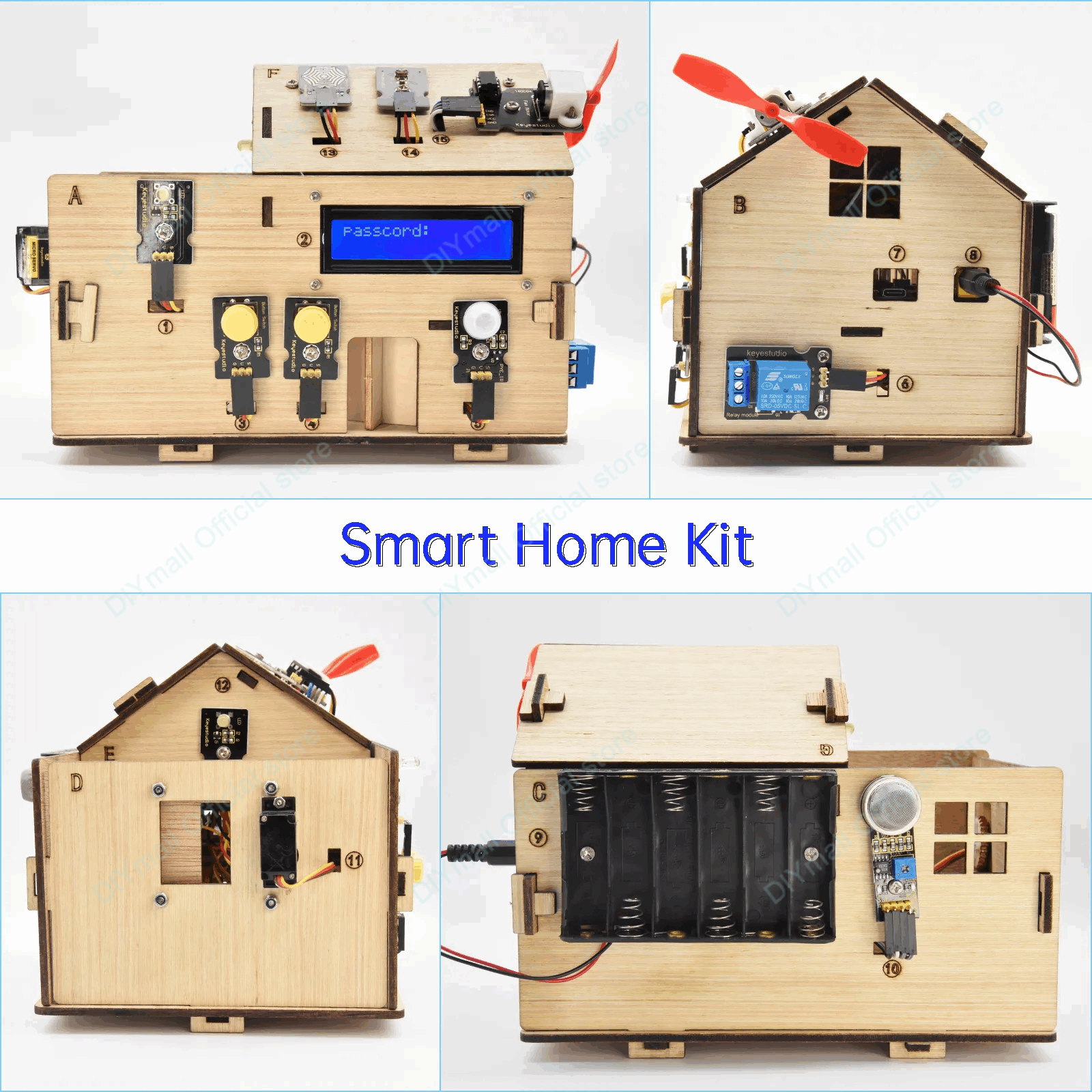 Keyestudio Smart IoT Home Kit  - Home Automation Arduino のレビューと価格