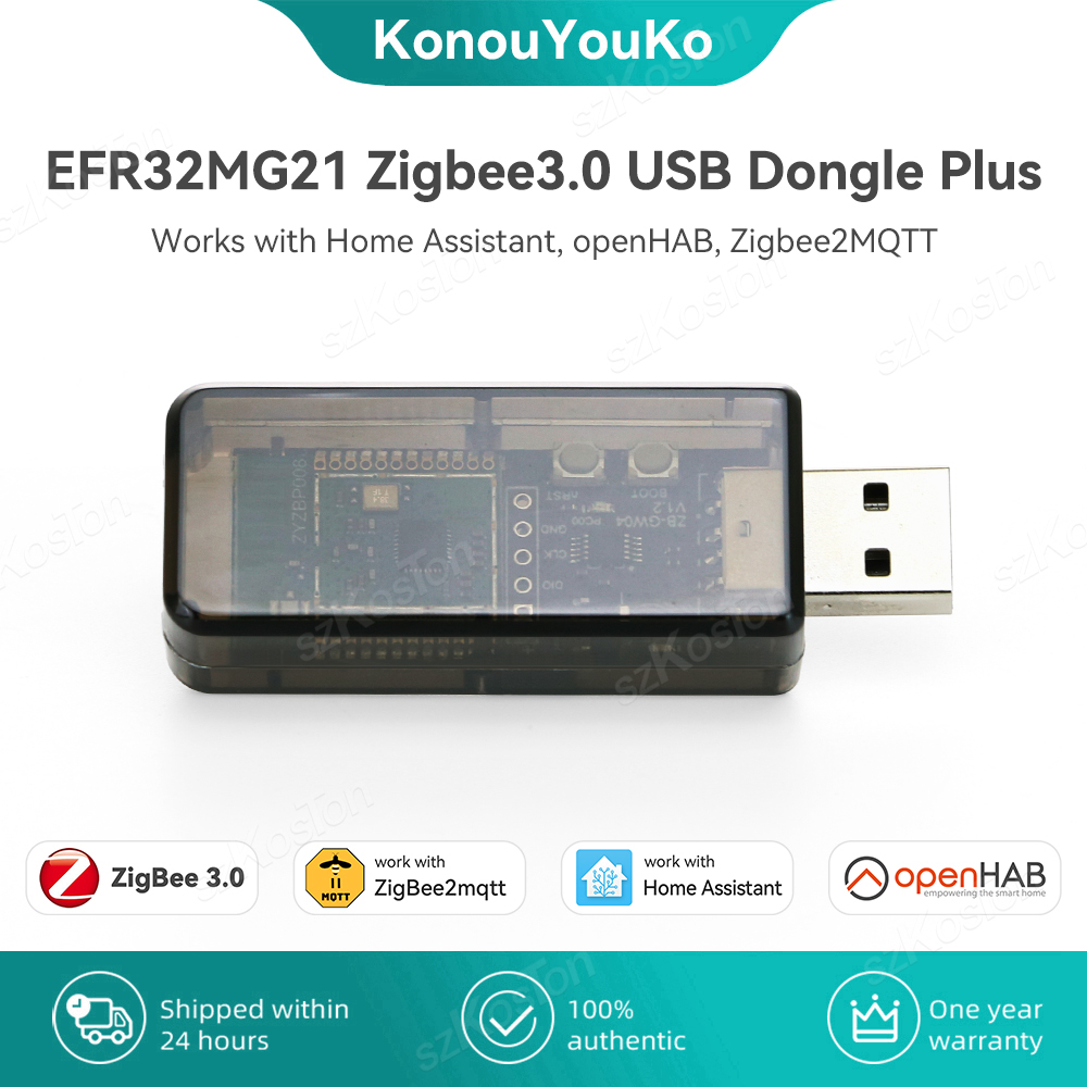 EFR32MG21 Zigbee 3.0 USB Dongl - Zigbee Coordinator Stick のレビューと価格