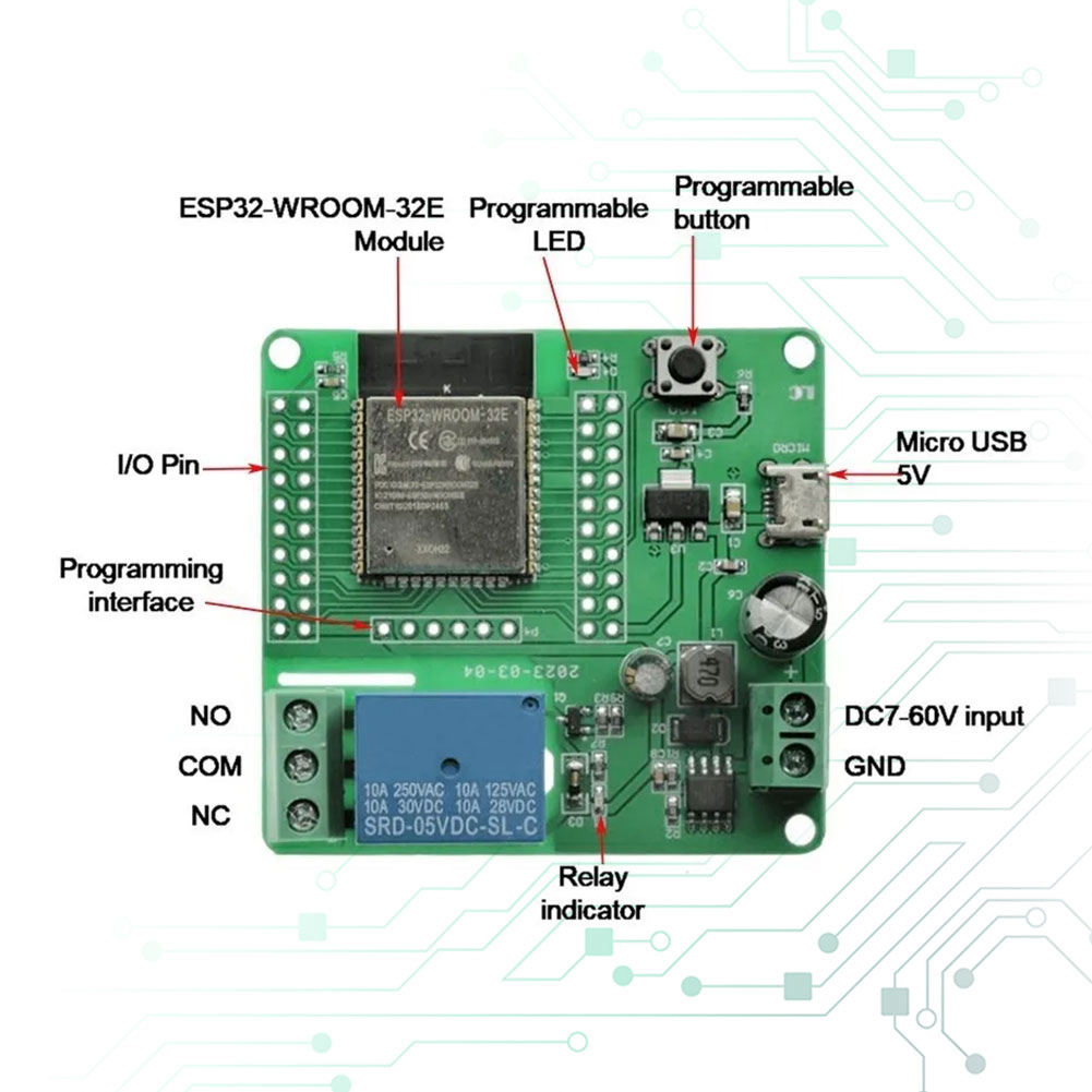 ESP32 ESP32- Development Board - Relay 8 Channel Board のレビューと価格