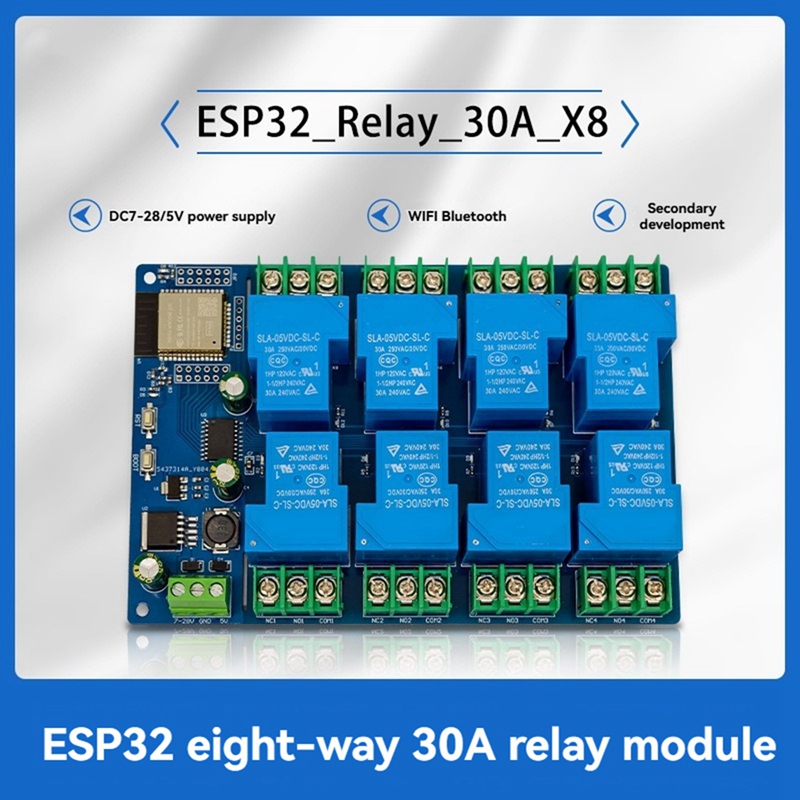 8 Channel Relay Module 30A DC7 - Relay 8 Channel Board のレビューと価格