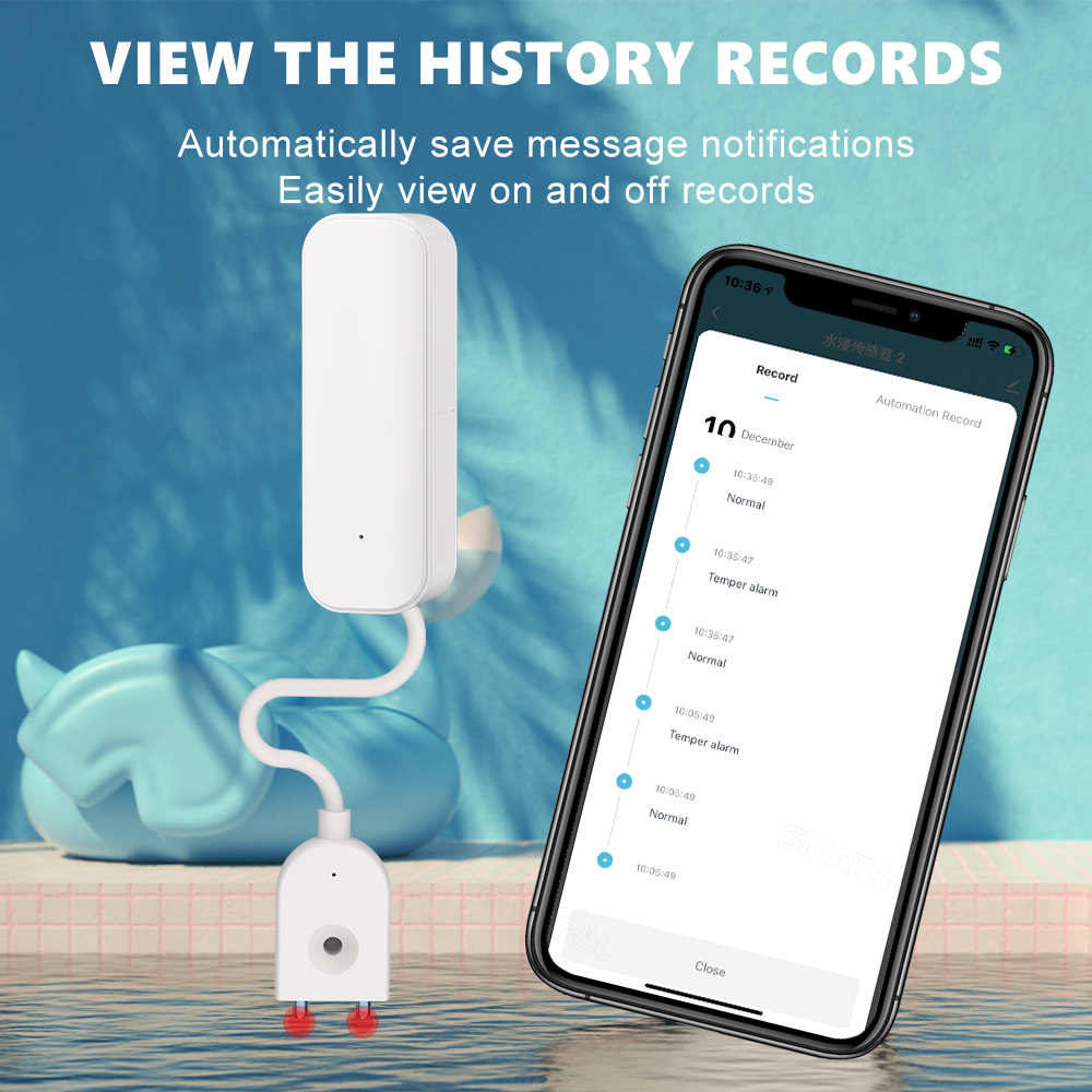 WiFi/Zigbee Water Sensor Tuya  - Home Automation Technology のレビューと価格