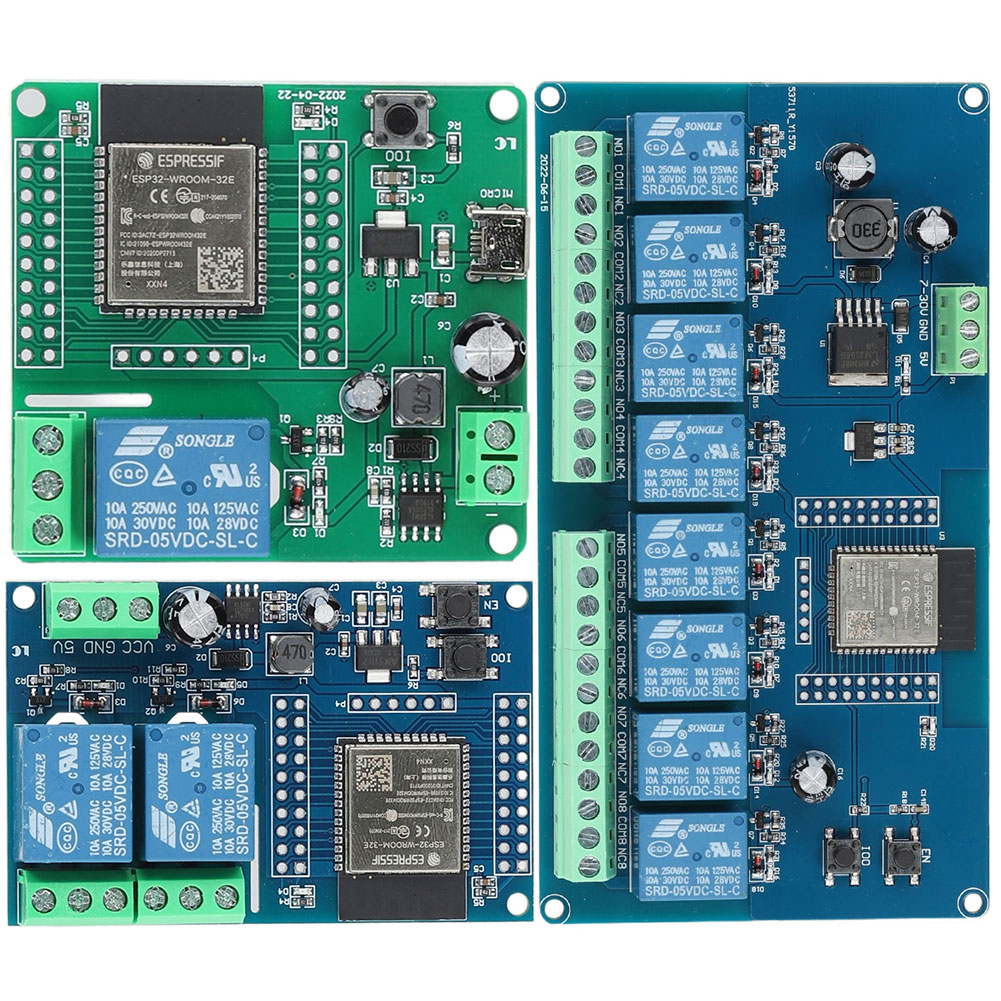 ESP32 1/2/8 Channel Power Supp - Relay 8 Channel Board のレビューと価格
