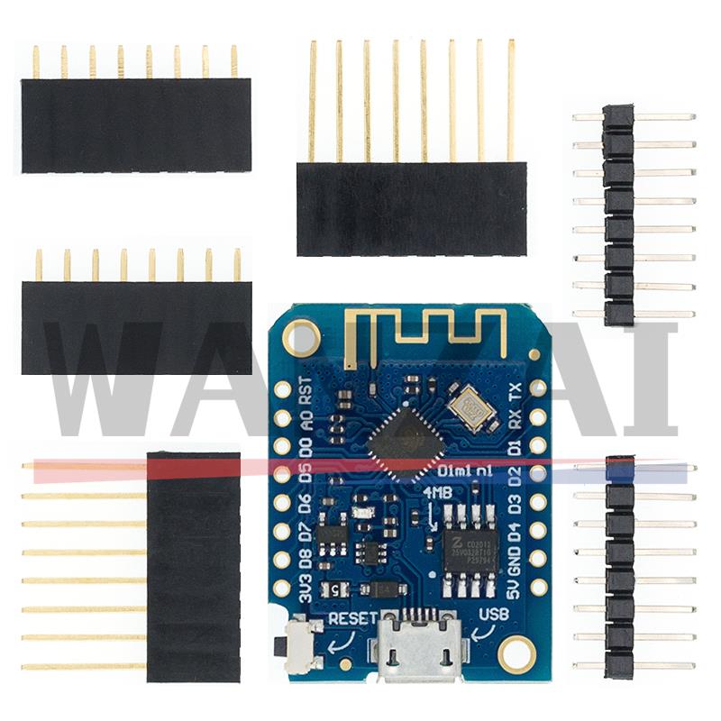 WeMos D1 Mini Pro V3.0.0 Bytes - Esp8266 Nodemcu Board のレビューと価格