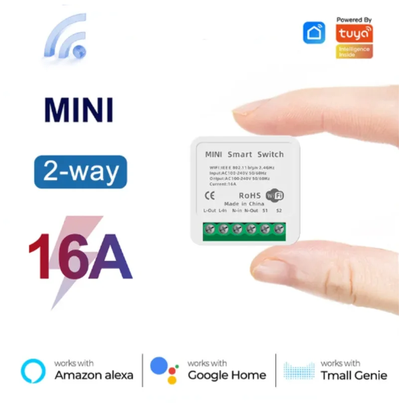 Tuya Mini 16A WiFi Switch Smar - Home Automation Technology のレビューと価格