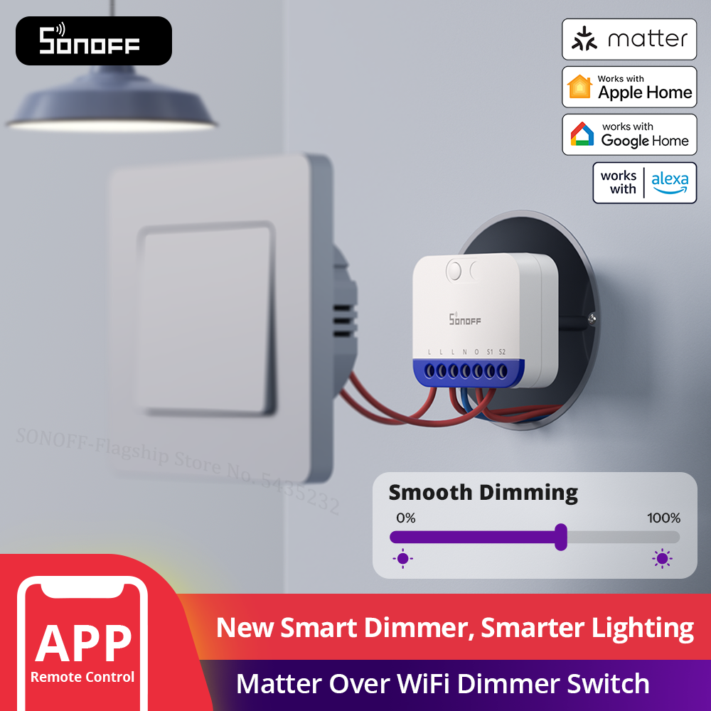 SONOFF MINI-DIM MINI Extreme M - Sonoff Basic Switch のレビューと価格