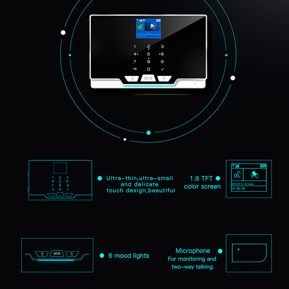 KERUI 433MHz DIY Alarm Kit G20 - Home Automation Diy Kit のレビューと価格