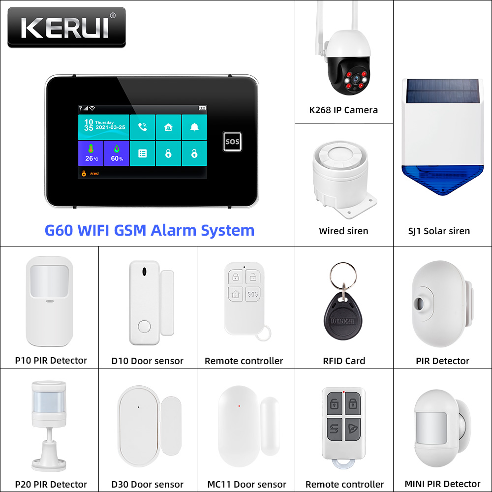 KERUI Tuya Alarm Panel DIY You - Home Automation Diy Kit のレビューと価格