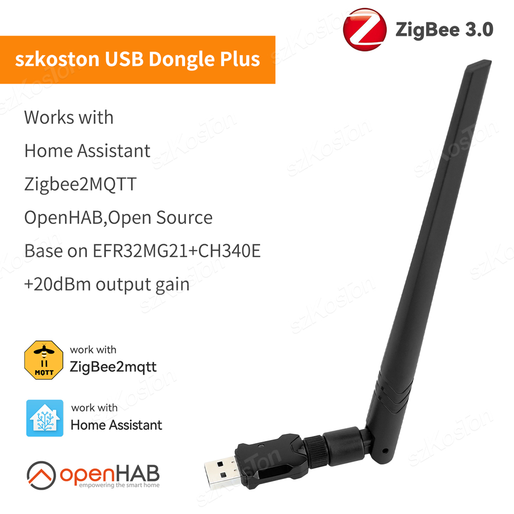 Zigbee USB Dongle Plus-E Gatew - Zigbee Coordinator Stick のレビューと価格