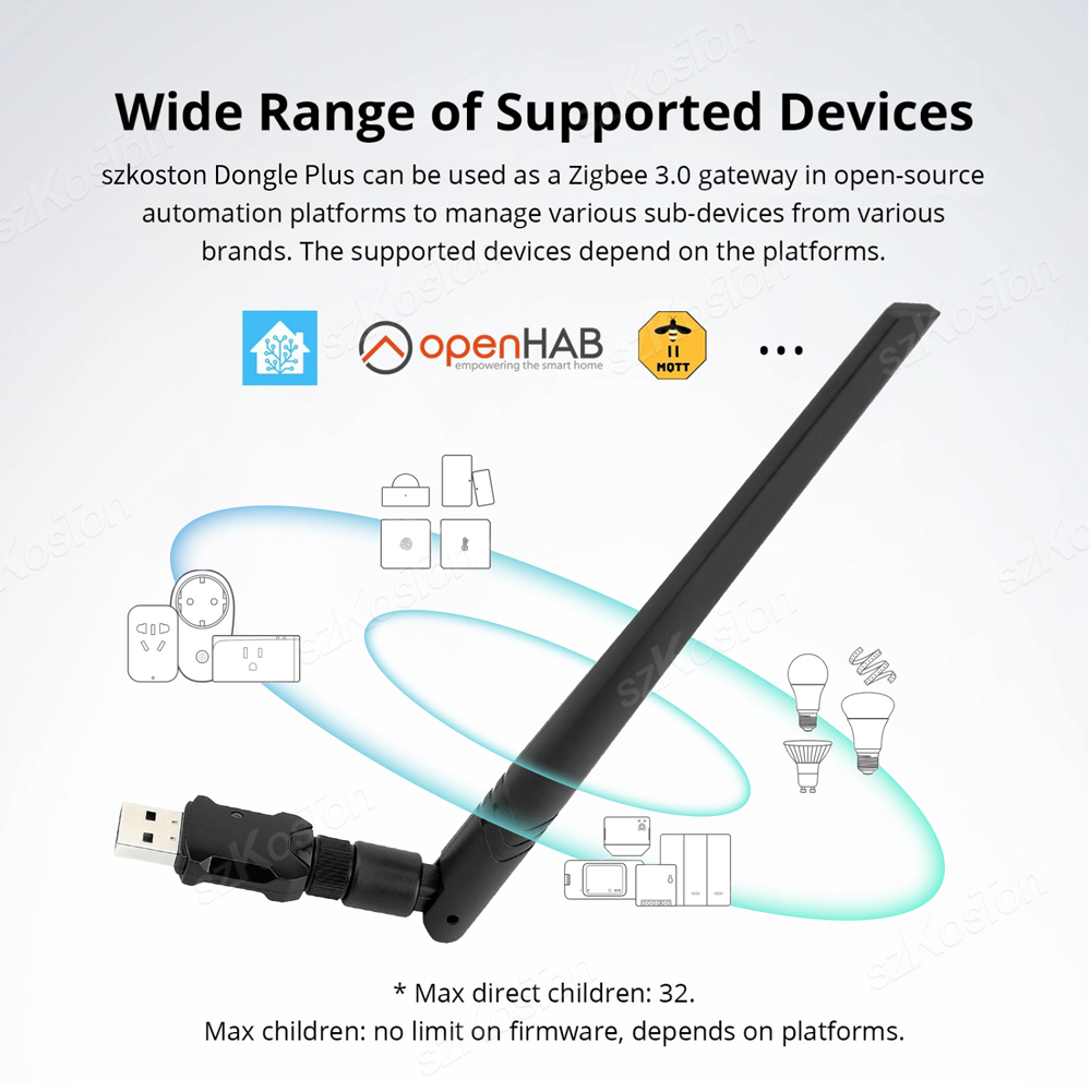 Zigbee USB Dongle Plus-E Gatew - Zigbee Coordinator Stick のレビューと価格