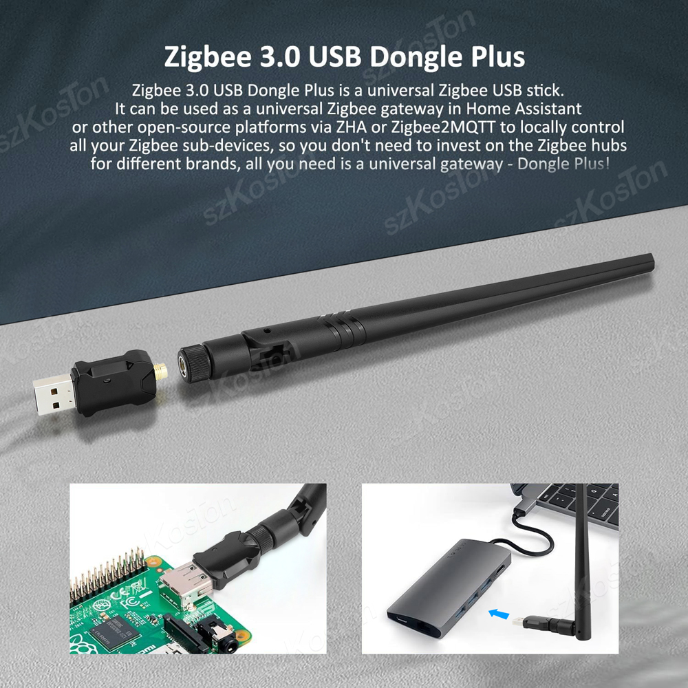 Zigbee USB Dongle Plus-E Gatew - Zigbee Coordinator Stick のレビューと価格