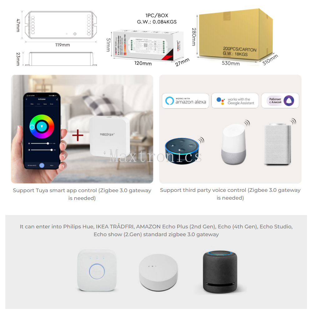 Miboxer DC12~48V Zigbee3.0 +2. - Zigbee Coordinator Stick のレビューと価格