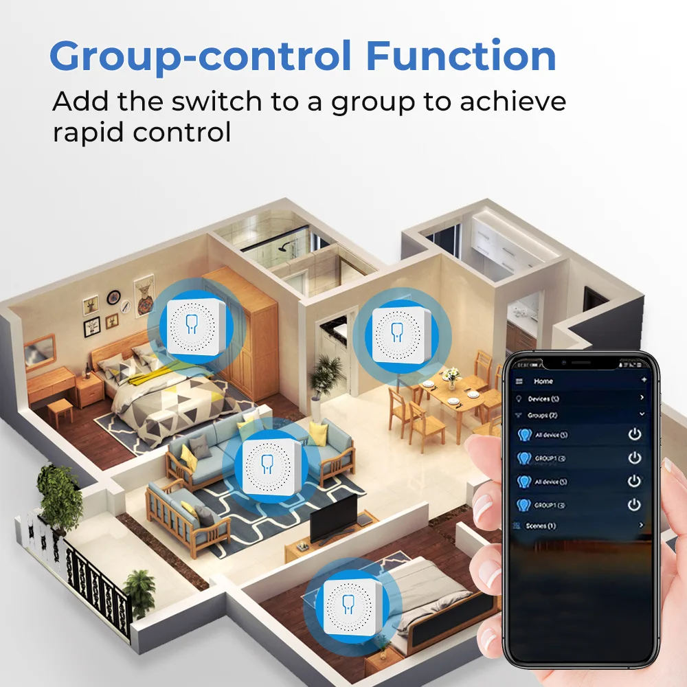 For Tuya Mini Smart WiFi Switc - Home Automation Diy のレビューと価格