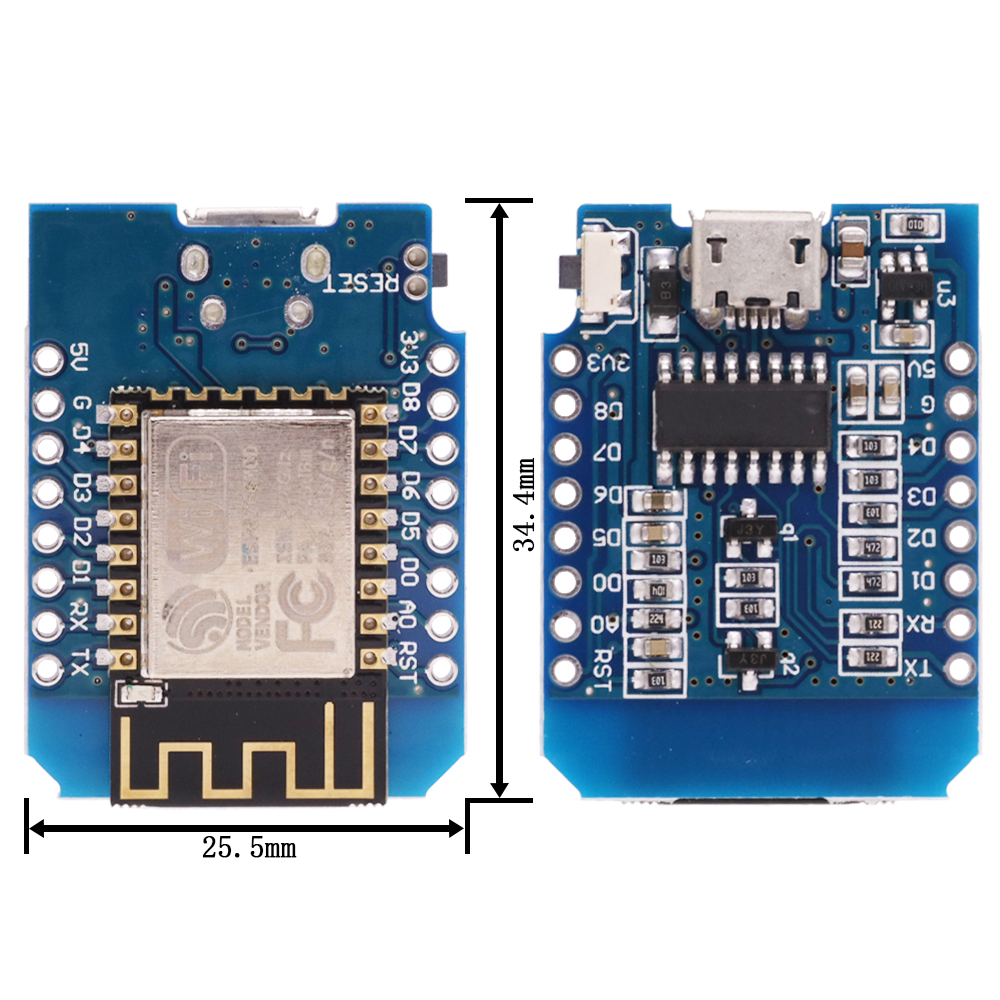 WeMos D1 Mini Pro V3.0 NodeMcu - Esp8266 Nodemcu Board のレビューと価格