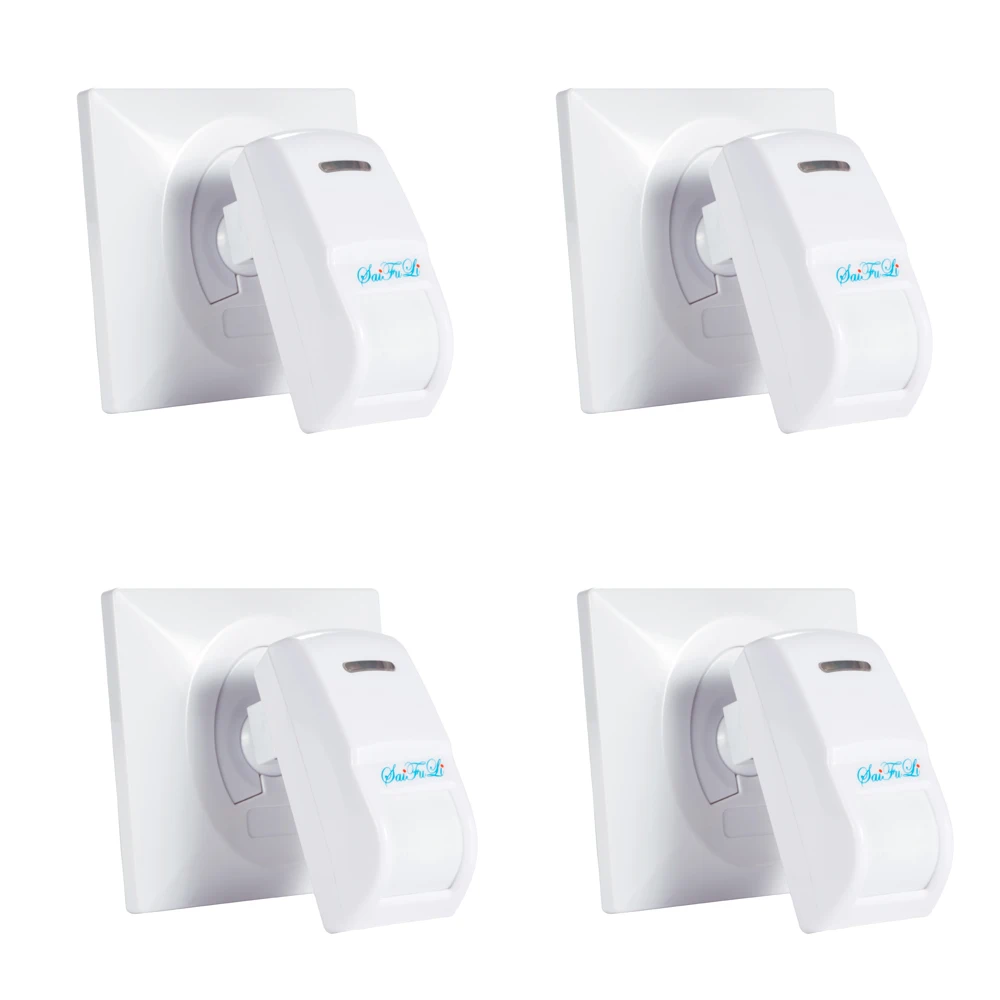 4Pcs Wire Curtain Infrared Det - Motion Sensor Pir Wired のレビューと価格