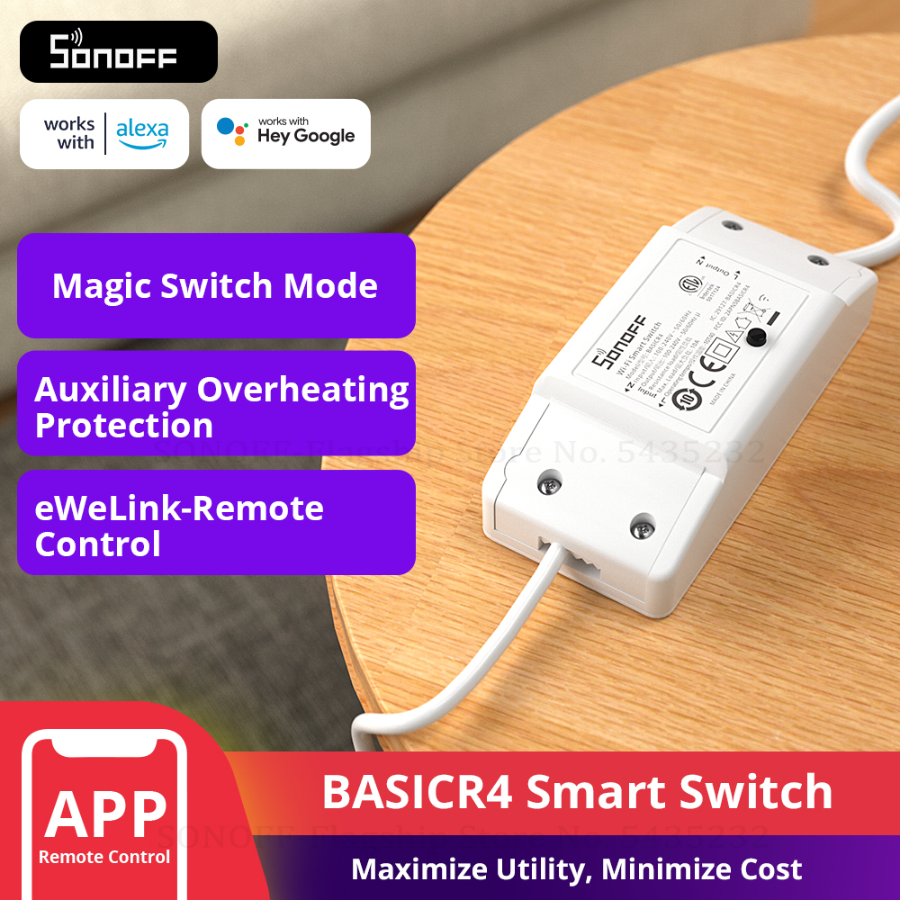 SONOFF BASICR4 Wifi Switch Sma - Sonoff Basic Switch のレビューと価格