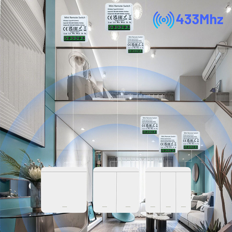 RF 433MHz Smart DIY Wireless S - Home Automation Panel Diy のレビューと価格