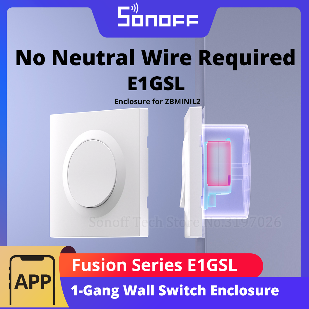 SONOFF E1GSL Wall Switch Enclo - Sonoff Basic Switch のレビューと価格