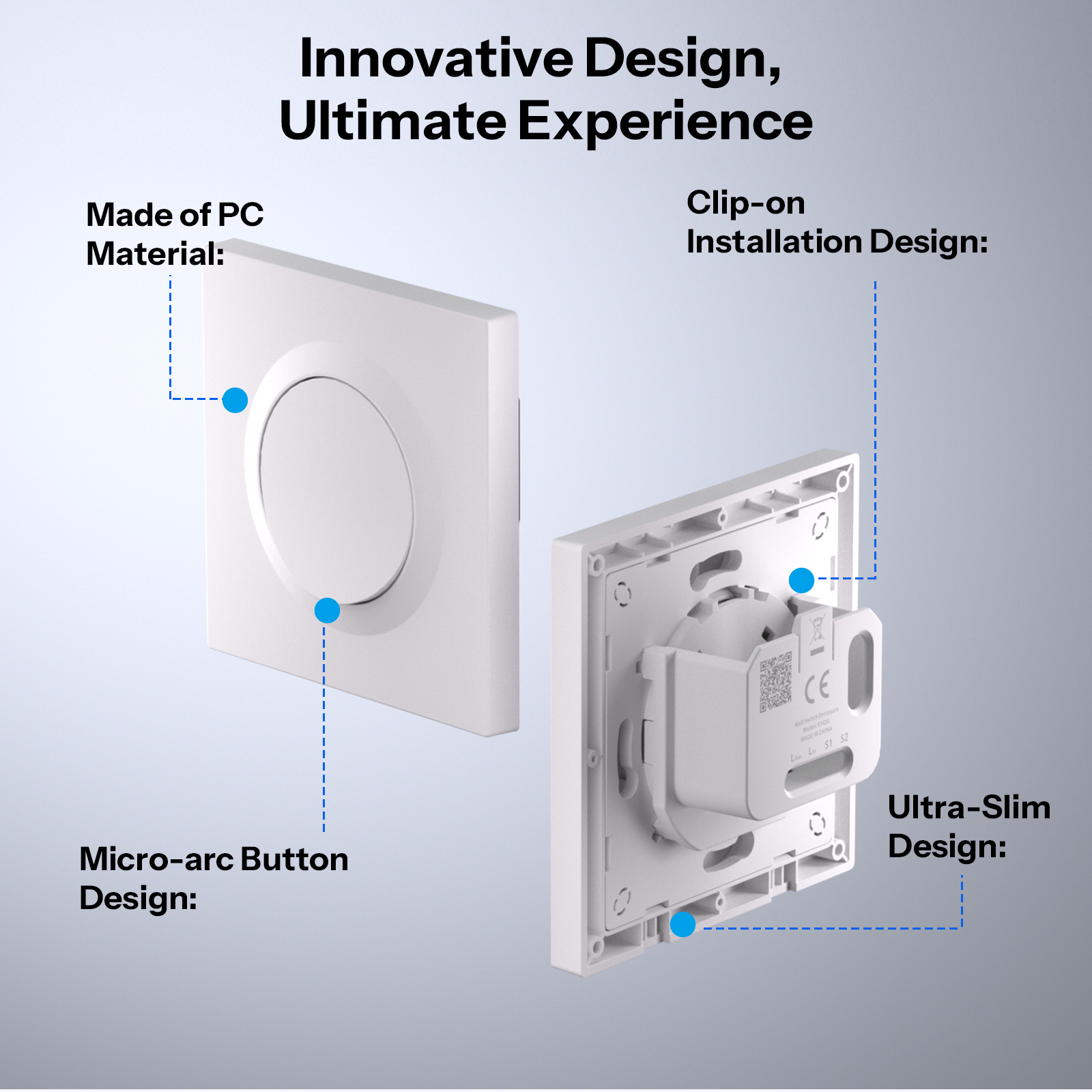 SONOFF E1GSL Wall Switch Enclo - Sonoff Basic Switch のレビューと価格