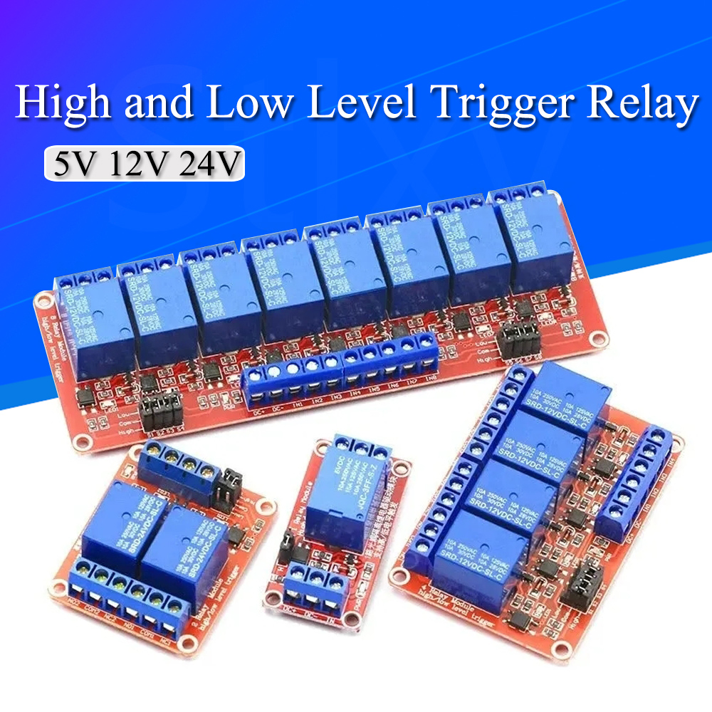 DC 5V 12V 24V 1 2 4 6 8 Channe - Relay 8 Channel Board のレビューと価格