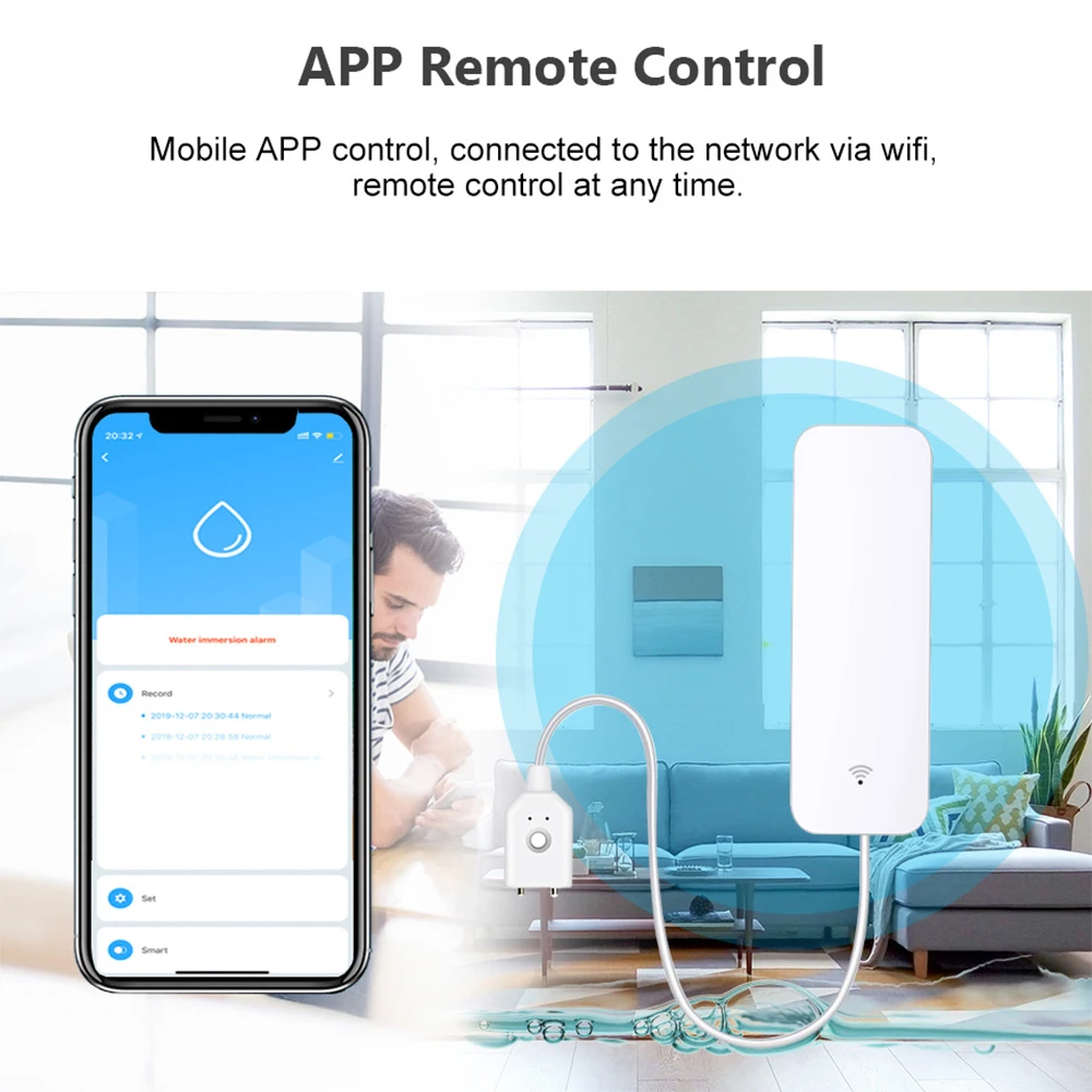 Tuya WiFi Zigbee Water Sensor  - Home Automation Technology のレビューと価格