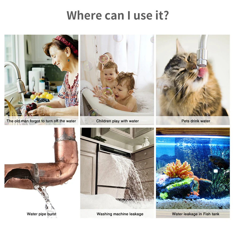 Tuya WiFi Zigbee Water Sensor  - Home Automation Technology のレビューと価格