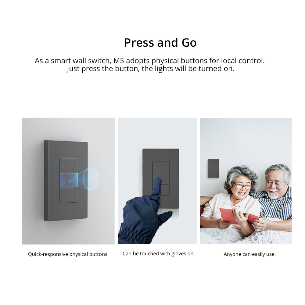 SONOFF M5 SwitchMan Smart Wall - Sonoff Basic Switch のレビューと価格