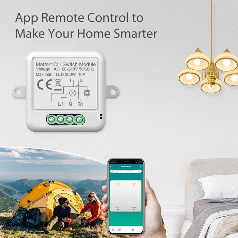 Smart Matter WiFi 1 CH Swtich  - Home Automation Diy のレビューと価格