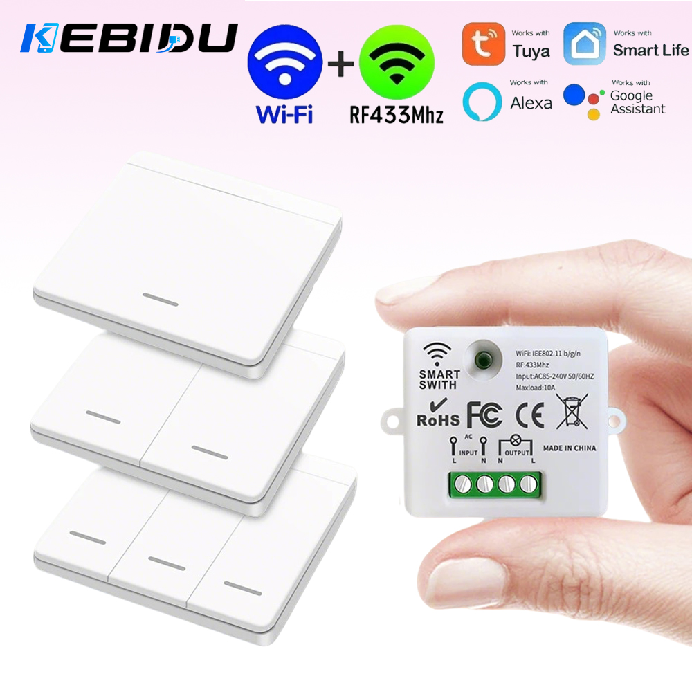 KEBIDU WIFI Mini Switch Tuya S - Home Automation Panel Diy のレビューと価格