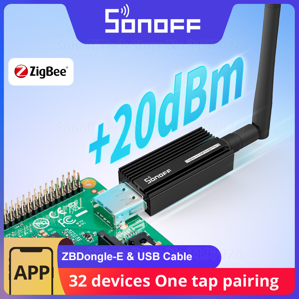 SONOFF ZBDongle-E USB Dongle P - Zigbee Coordinator Stick のレビューと価格