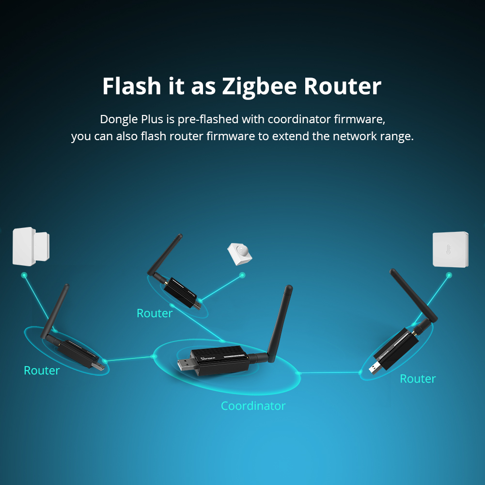 SONOFF ZBDongle-E USB Dongle P - Zigbee Coordinator Stick のレビューと価格