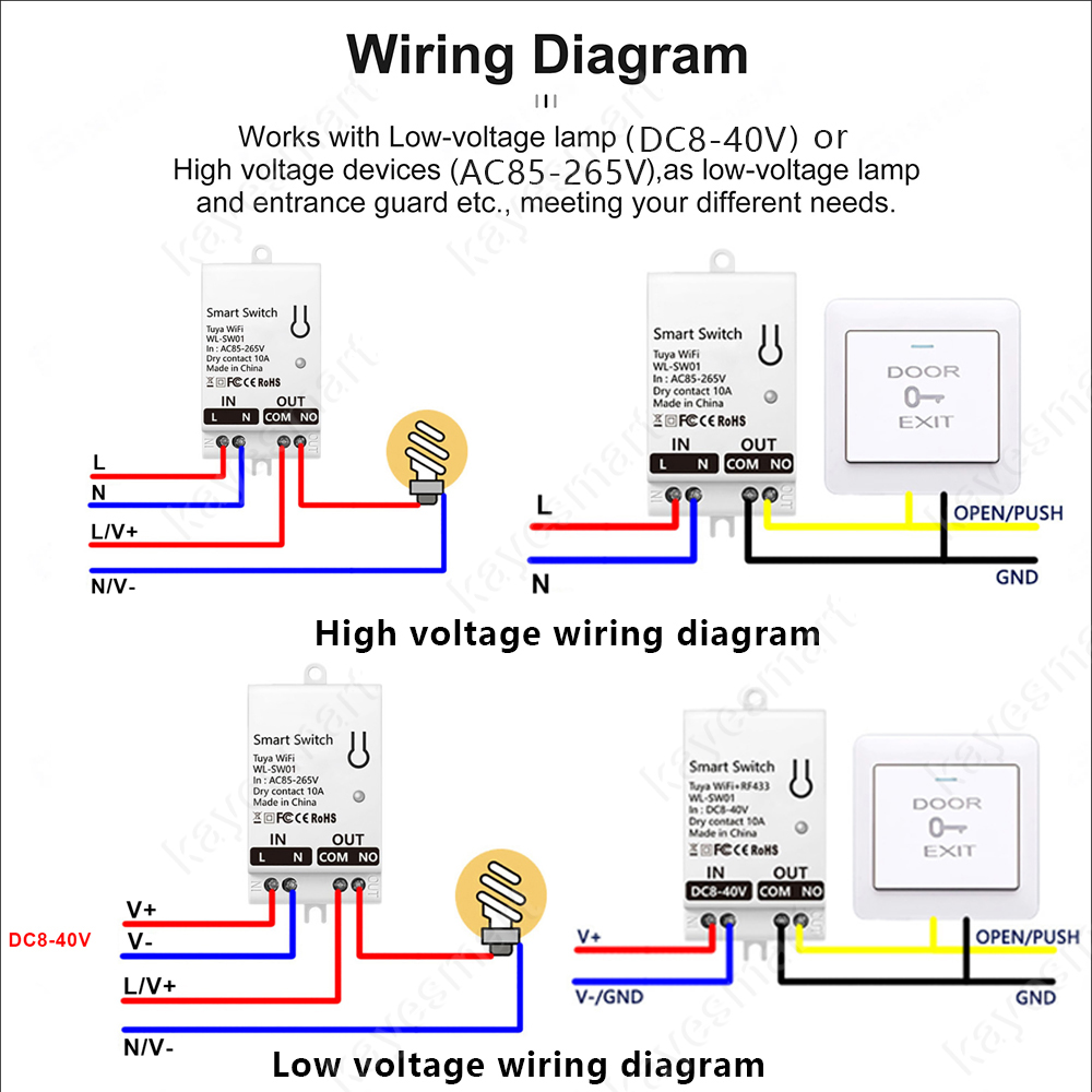 Tuya WiFi Smart Switch Module  - Home Automation Diy のレビューと価格