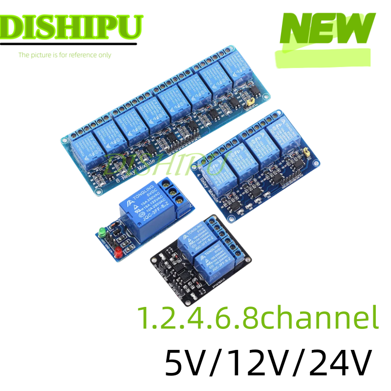 DC 5V 12V 24V 1 2 4 6 8 Channe - Relay 8 Channel Board のレビューと価格