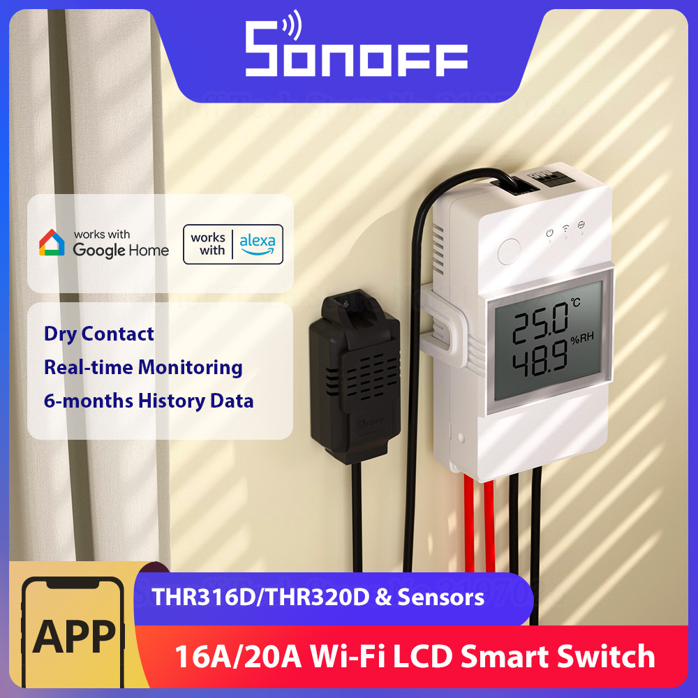 SONOFF THR316D/THR320D Tempera - Sonoff Basic Switch のレビューと価格